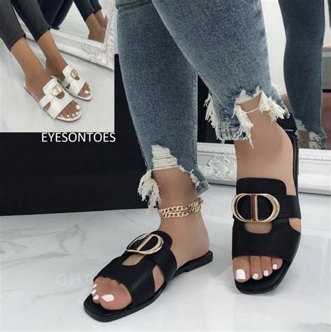 cheap designer slides for women.